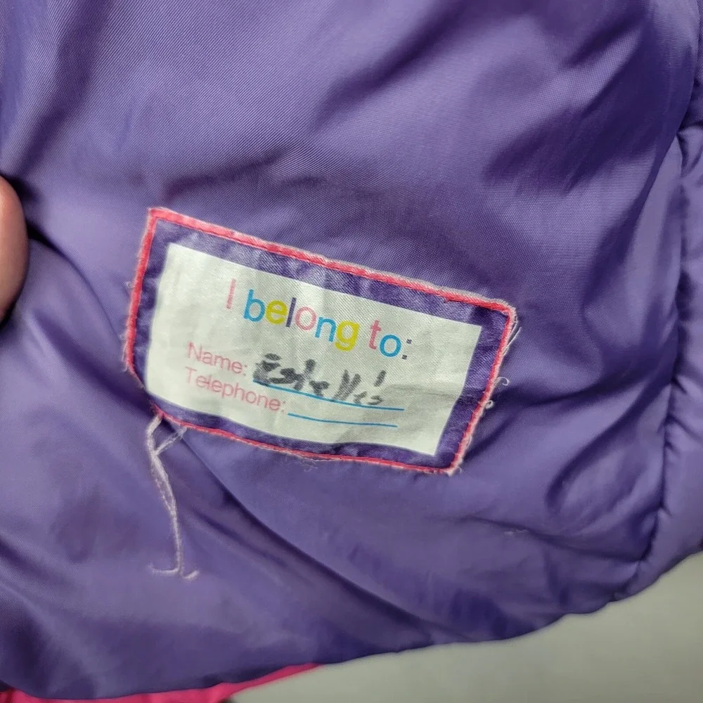 Driplets Wippette Vintage Pink Kids Rain Coat Size 5/6 Hoodie Stylish